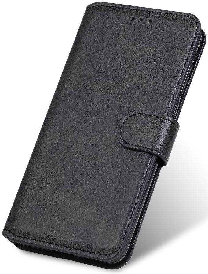Samsung Galaxy A02s Hoesje Portemonnee Retro Book Case Zwart afbeelding 11