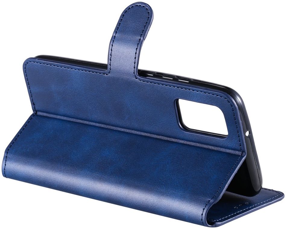 Samsung Galaxy A02s Hoesje Portemonnee Retro Book Case Blauw afbeelding 9