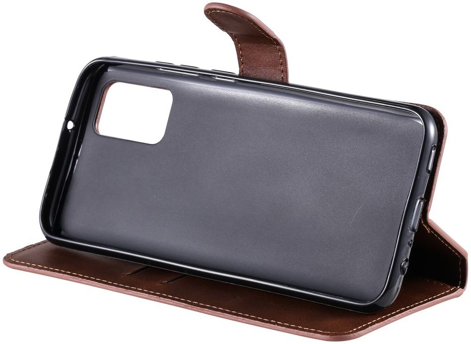 Samsung Galaxy A02s Hoesje Portemonnee Retro Book Case Bruin afbeelding 10