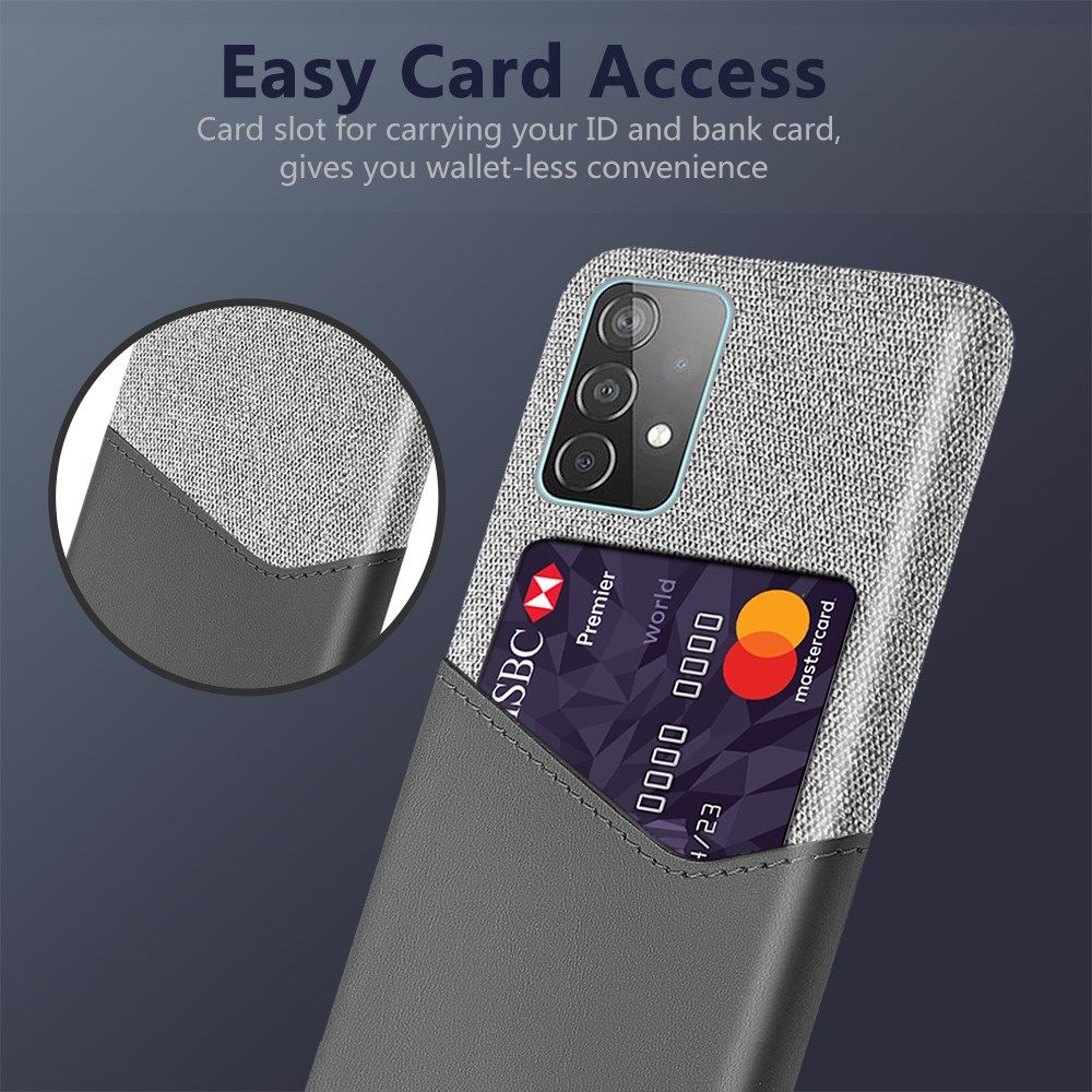Samsung Galaxy A52 / A52S Hoesje met Kaartsleuf Back Cover Grijs