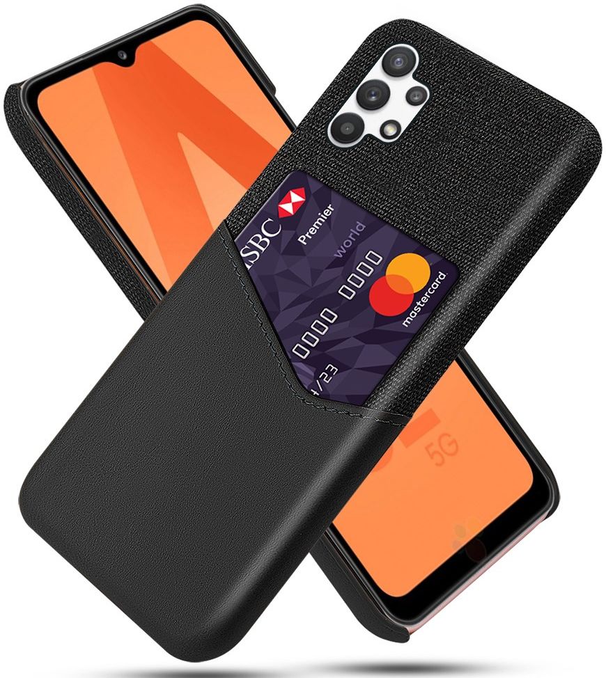 Samsung Galaxy A32 5G Hoesje met Kaartsleuf Back Cover Zwart GSMpunt.nl