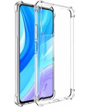 IMAK Huawei P Smart 2021 Hoesje TPU met Screen Protector Transparant Hoesjes