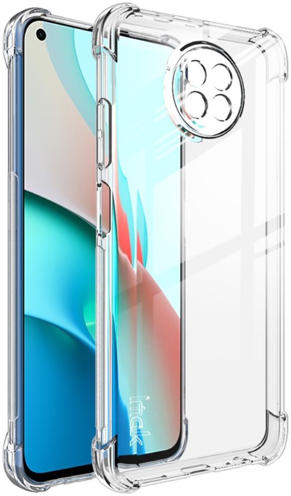 IMAK Xiaomi Redmi Note 9/Note 9T Hoesje TPU met Screen Protector Clear afbeelding 1
