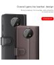 Xiaomi Redmi Note 9T Portemonnee Hoesje Echt Splitleer Zwart