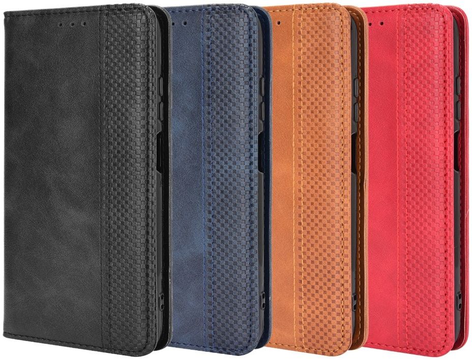 Xiaomi Redmi Note 9T Portemonnee Hoesje Vintage Look Kunst Leer Zwart afbeelding 7