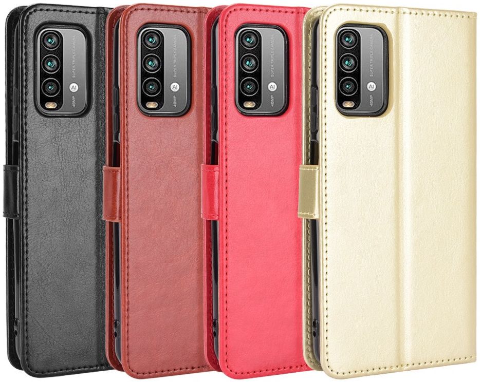 Xiaomi Redmi 9T Hoesje met Pasjes Book Case met Koord Kunstleer Zwart afbeelding 5