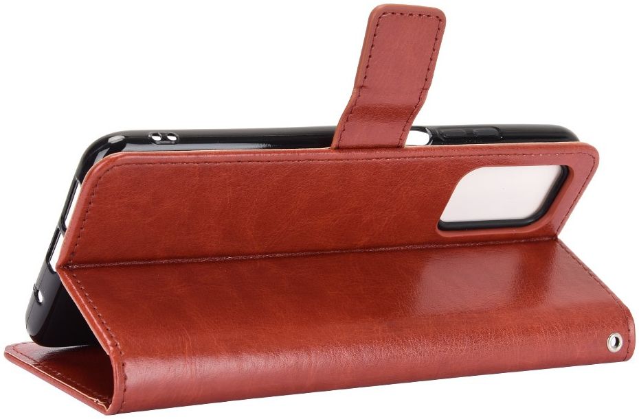 Xiaomi Redmi 9T Hoesje met Pasjes Book Case met Koord Kunstleer Bruin afbeelding 7