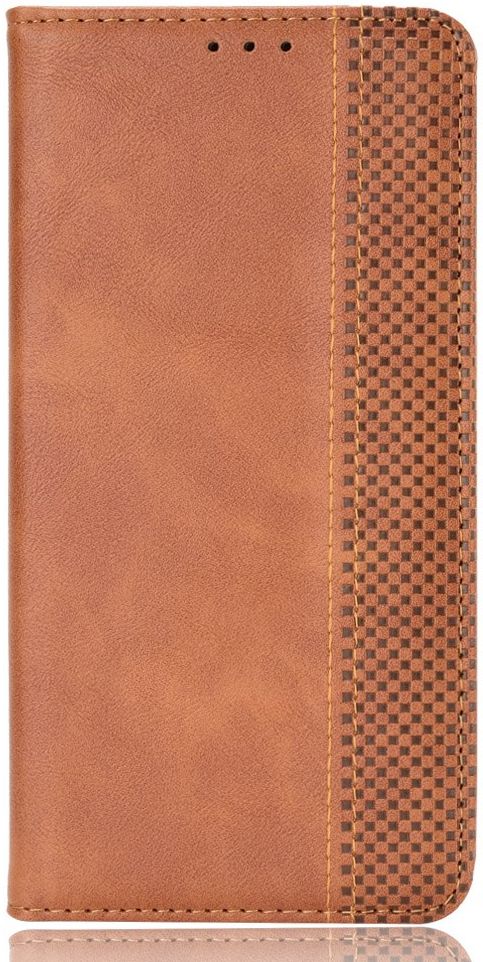 Xiaomi Redmi 9T Styles Portemonnee Hoesje Retro Look Kunstleer Bruin afbeelding 2