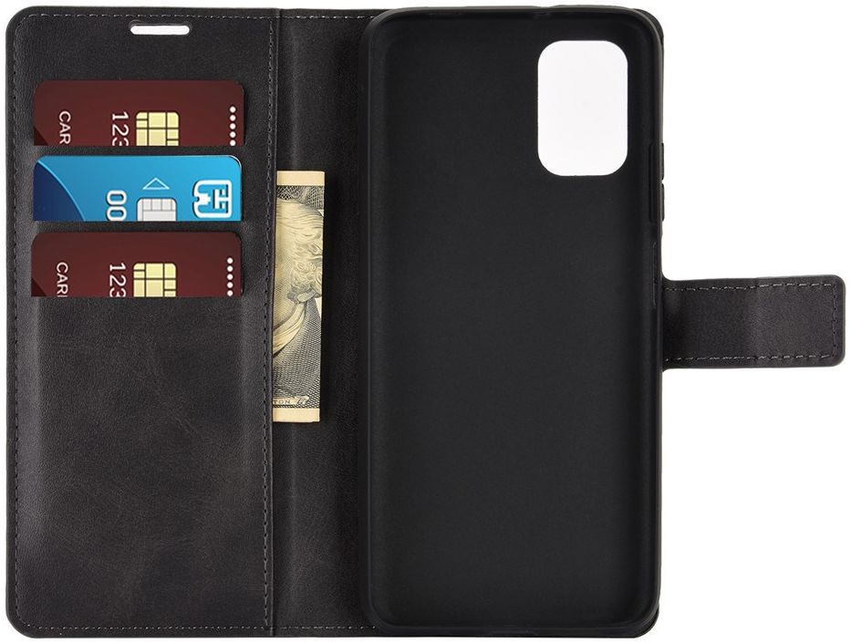 Xiaomi Redmi 9T Hoesje Portemonnee Book Case Zwart afbeelding 8