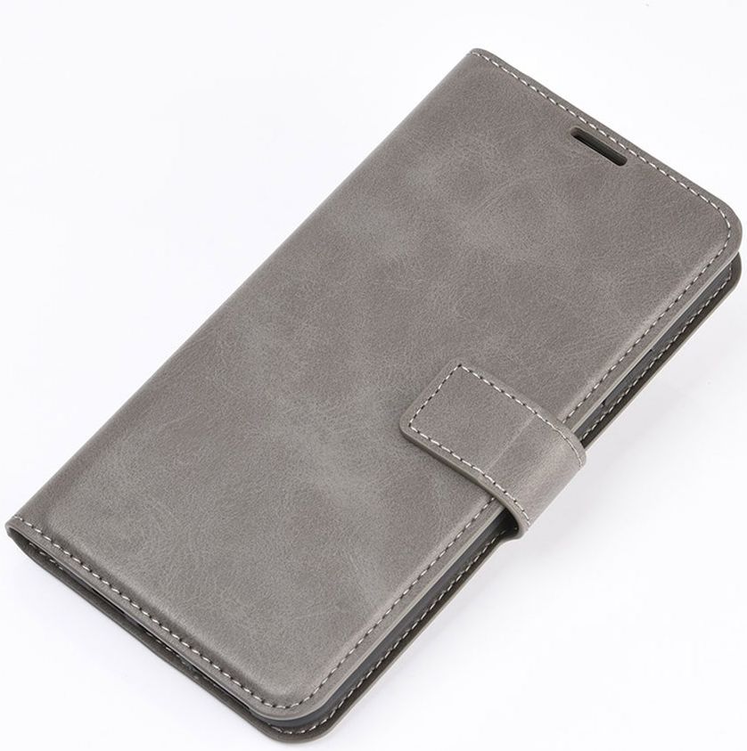 Xiaomi Redmi 9T Hoesje Portemonnee Book Case Grijs afbeelding 3