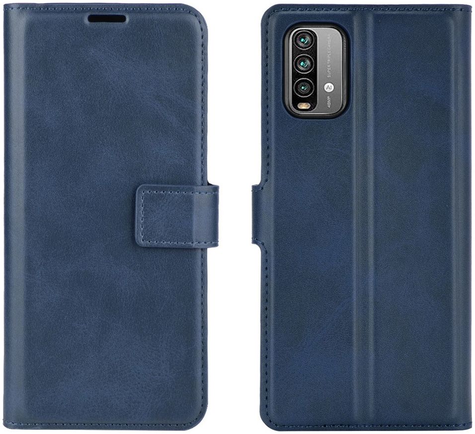 Xiaomi Redmi 9T Hoesje Portemonnee Book Case Blauw afbeelding 5