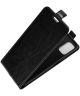 Xiaomi Redmi 9T Hoesje Verticale Flip Wallet Case Zwart