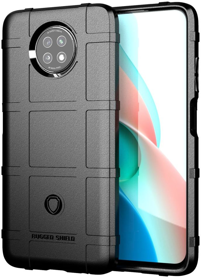 Xiaomi Redmi Note 9T Hoesje Shock Proof Rugged Shield Zwart afbeelding 1