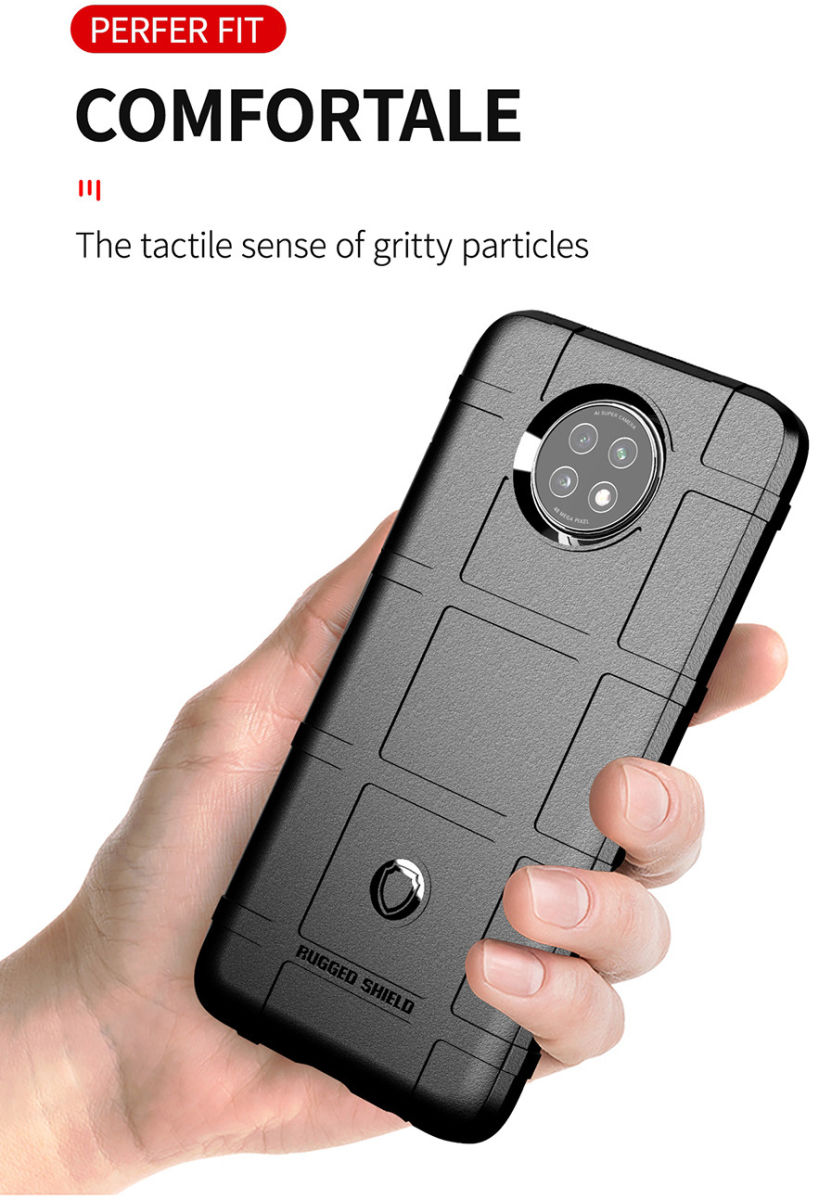 Xiaomi Redmi Note 9T Hoesje Shock Proof Rugged Shield Blauw afbeelding 4