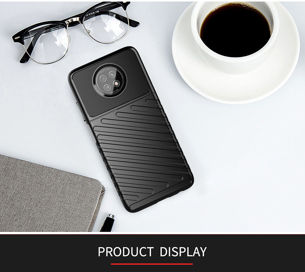 Xiaomi Redmi Note 9T Thunder Series Hoesje Back Cover TPU Zwart afbeelding 14