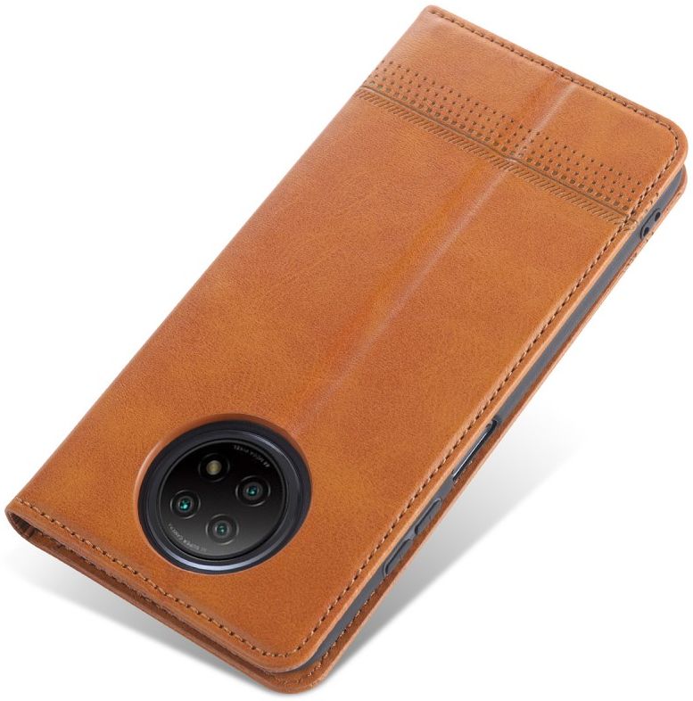 AZNS Xiaomi Redmi Note 9T Hoesje Book Case Kunst Leer Lichtruin afbeelding 10