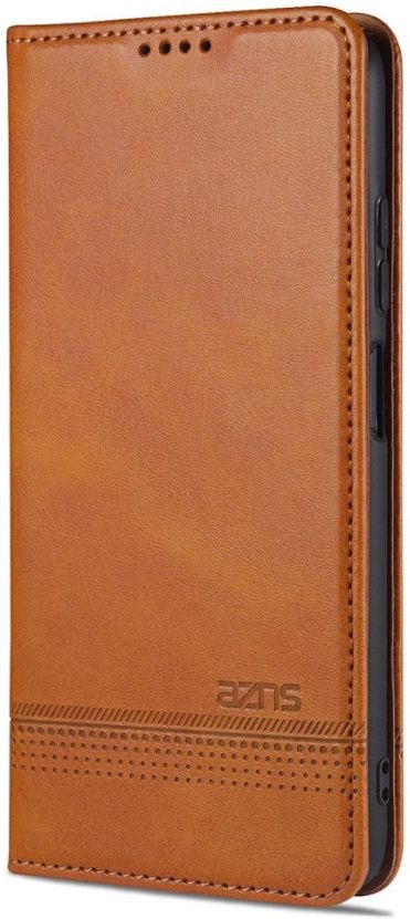 AZNS Xiaomi Redmi Note 9T Hoesje Book Case Kunst Leer Lichtruin afbeelding 1