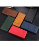 AZNS Xiaomi Redmi Note 9T Hoesje Book Case Kunst Leer Bruin