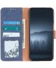 KHAZNEH Xiaomi Mi 11 Hoesje Retro Wallet Book Case met Stand Blauw