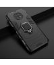 Xiaomi Redmi Note 9T Hoesje met Kickstand Ring Houder Zwart