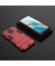 Xiaomi Redmi Note 9T Hoesje Hybride Back Cover met Kickstand Rood