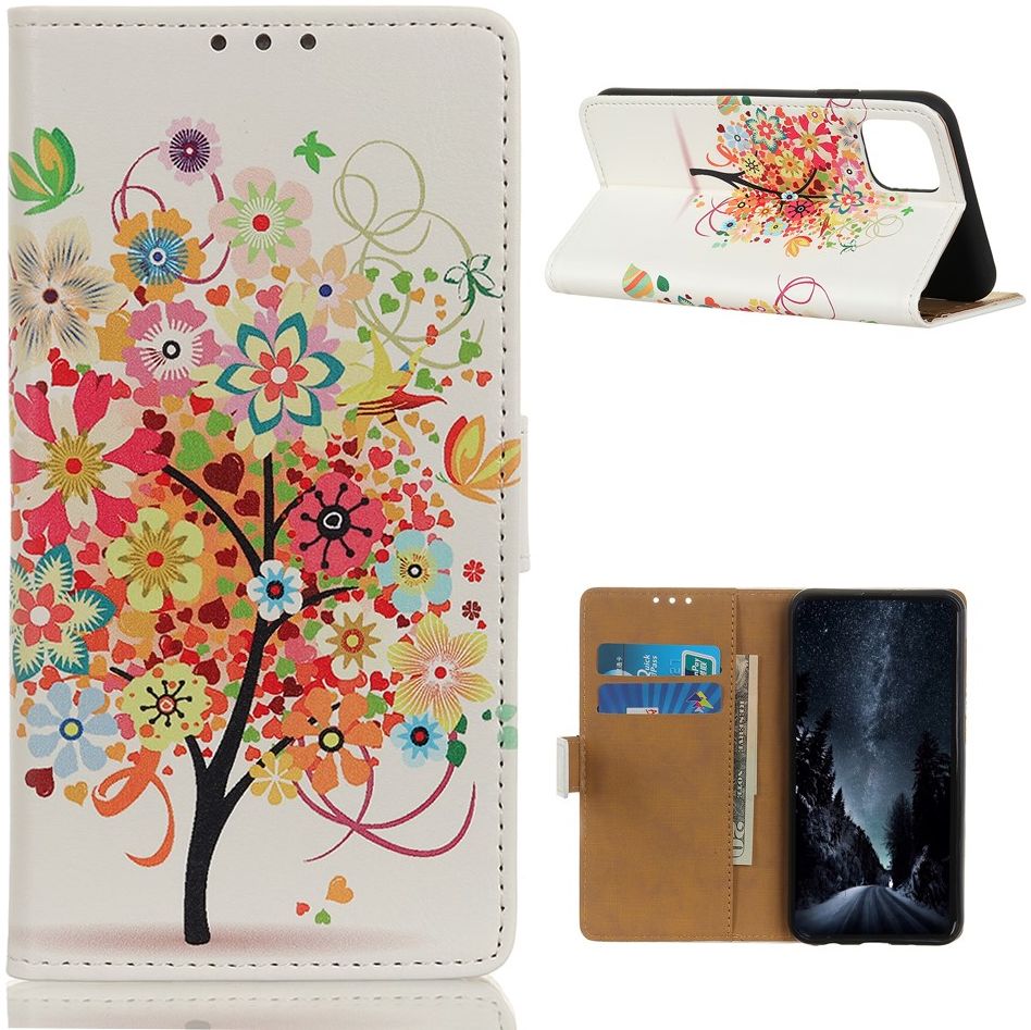 Xiaomi Mi 11 Hoesje Portemonnee Book Case met Print Boom afbeelding 4