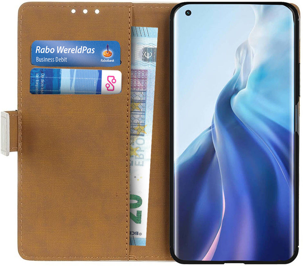 Xiaomi Mi 11 Hoesje Portemonnee Book Case met Print Boom afbeelding 2