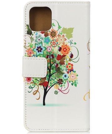 Xiaomi Mi 11 Hoesje Portemonnee Book Case met Print Tree Hoesjes