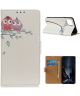 Xiaomi Mi 11 Hoesje Portemonnee Book Case met Print Uil