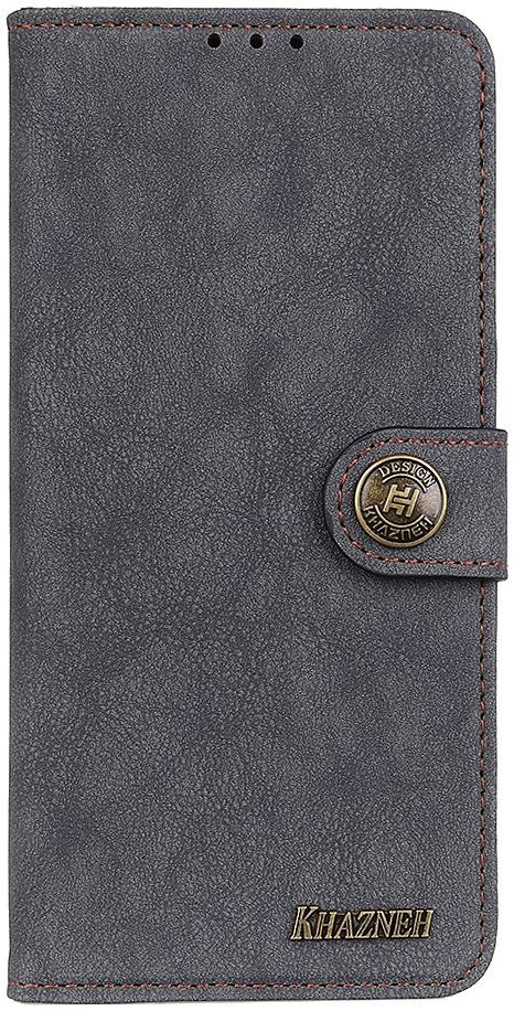 Xiaomi Redmi Note 9T Hoesje Retro Wallet Book Case Zwart afbeelding 2