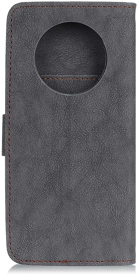 Xiaomi Redmi Note 9T Hoesje Retro Wallet Book Case Zwart afbeelding 6