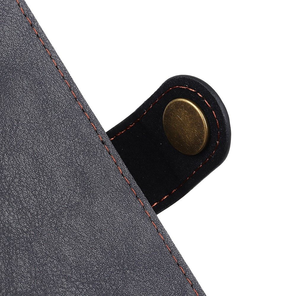 Xiaomi Redmi Note 9T Hoesje Retro Wallet Book Case Zwart afbeelding 9