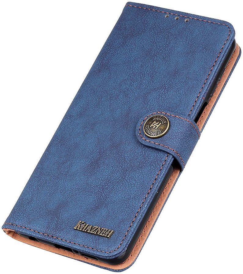 Xiaomi Redmi Note 9T Hoesje Retro Wallet Book Case Blauw afbeelding 8