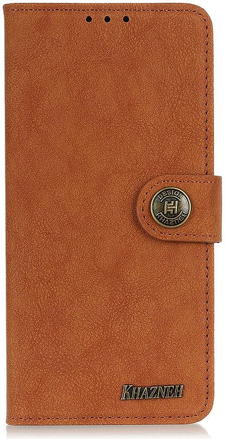 Xiaomi Redmi Note 9T Hoesje Retro Wallet Book Case Bruin afbeelding 2