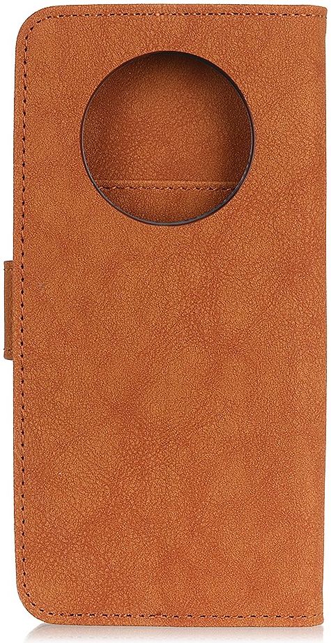 Xiaomi Redmi Note 9T Hoesje Retro Wallet Book Case Bruin afbeelding 6