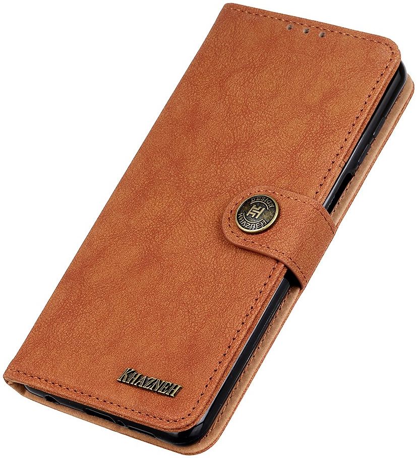 Xiaomi Redmi Note 9T Hoesje Retro Wallet Book Case Bruin afbeelding 8