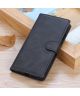 Xiaomi Redmi Note 9T Hoesje Portemonnee Kunstleer Book Case Zwart