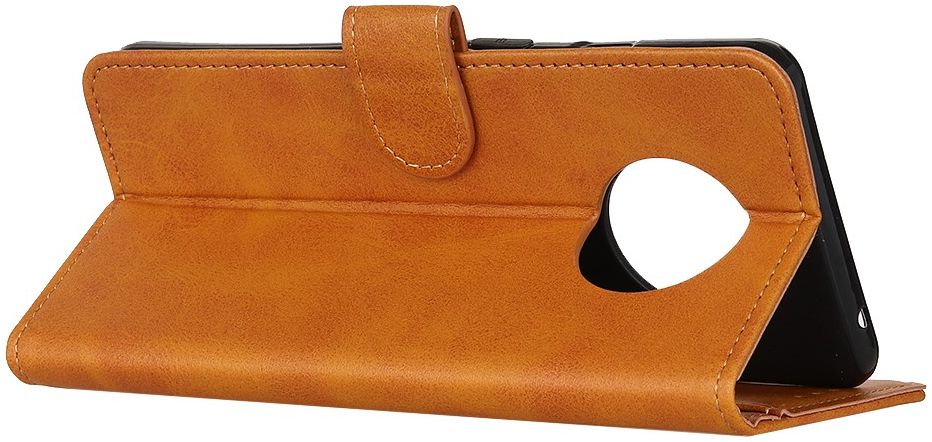 Xiaomi Redmi Note 9T Hoesje Portemonnee Kunstleer Book Case Bruin afbeelding 7