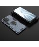 Xiaomi Mi 11 Hoesje met Kickstand Ring Houder Blauw