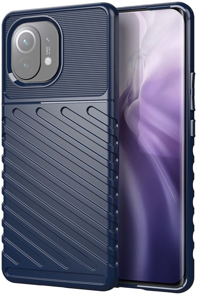 Xiaomi Mi 11 Thunder Series Hoesje Back Cover TPU Blauw afbeelding 1