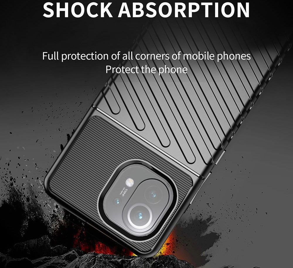 Xiaomi Mi 11 Thunder Series Hoesje Back Cover TPU Blauw afbeelding 6