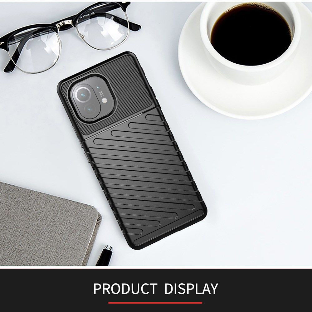 Xiaomi Mi 11 Thunder Series Hoesje Back Cover TPU Blauw afbeelding 10