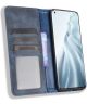 Xiaomi Mi 11 Hoesje Vintage Portemonnee Book Case Blauw
