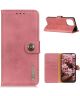 KHAZNEH Xiaomi Mi 11 Hoesje Portemonnee Book Case Roze