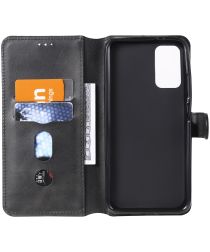 Xiaomi Poco M3 / Redmi 9T Hoesje Portemonnee Book Case Zwart