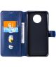 Xiaomi Redmi Note 9T Hoesje Portemonnee Retro Book Case Blauw