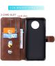 Xiaomi Redmi Note 9T Hoesje Portemonnee Retro Book Case Bruin
