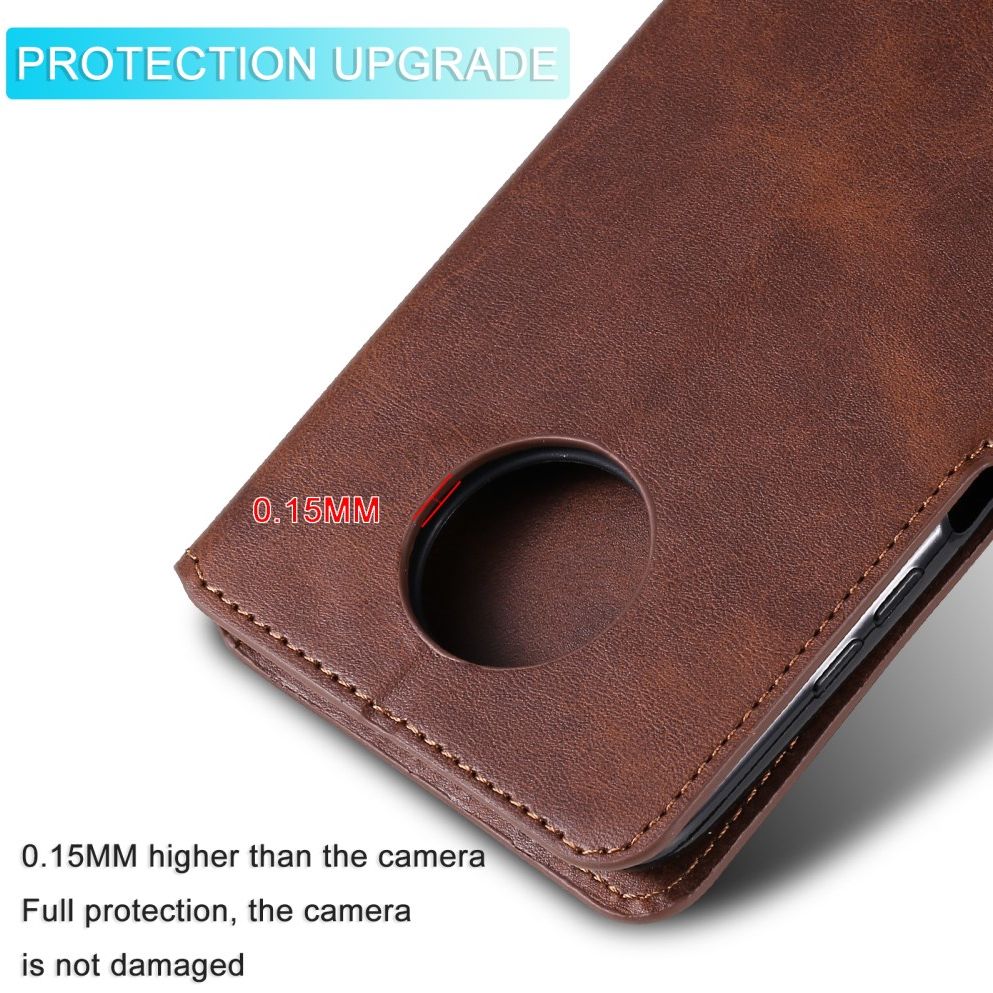 Xiaomi Redmi Note 9T Hoesje Portemonnee Retro Book Case Bruin afbeelding 5
