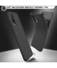 Xiaomi Redmi 9T Hoesje Twill Slim Textuur Back Cover Zwart