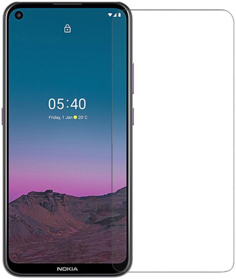 Nokia 5.4 Screen Protector 0.3mm Arc Edge Tempered Glass afbeelding 1